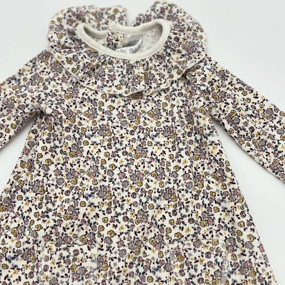 Modern Moments Girls Toddlers Long Sleeve Floral Dress 24 M